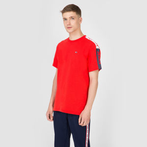 Tommy Hilfiger pánské červené tričko Graphic - XL (667)